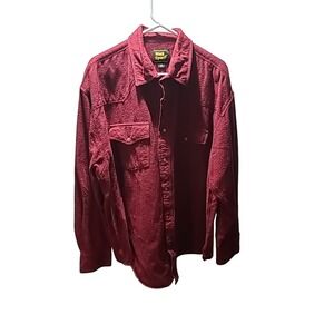 Work‎ Sport Long Sleeve Warm Shirt Men's Red 2XL